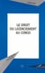 LE DROIT DU LICENCIEMENT AU CONGO