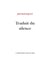Traduit du silence