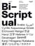 Bi-scriptual - typography and graphic design with multiple script systems