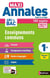 MAXI ANNALES ABC DU BAC : enseignements communs - 1re - sujets et corrigés (édition 2021)