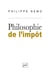 Philosophie de l'impôt