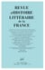 REVUE D'HISTOIRE LITTERAIRE DE LA FRANCE n.2014/2