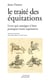 Le traité des équitations
