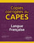 Copies corrigées du CAPES : langue française (édition 2018)