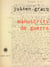 Manuscrits de guerre