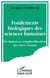 Fondements biologiques des sciences humaines - évolution et complexification des êtres vivants