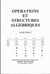 Opérations et structures algebriques