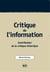 Critique de l'information - contribution de la critique historique