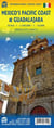MEXICO''S PACIFIC COAST AND GUADALAJARA 1:1,500 000 - 3RD EDITION