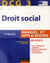 DCG 3 - droit social - manuel et applications, corrigés inclus (édition 2014/2015)