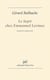 Le sujet chez Emmanuel Levinas