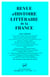 REVUE D'HISTOIRE LITTERAIRE DE LA FRANCE n.2010/4 : Jean Anouilh