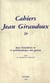 CAHIERS JEAN GIRAUDOUX Tome 20