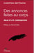 Des annonces faites au corps - danse et arts contemporains