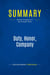 Summary: Duty, Honor, Company : Review and Analysis of the Dorlands' Book