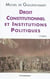 Droit constitutionnel et institutions (3e édition)