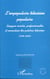 L'IMPOPULAIRE TELEVISION POPULAIRE : Logiques sociales, professionnelles et normatives des palabres télévisées (1958-2000)