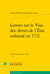 Lettres sur le visa des dettes de l'Etat ordonné en 1721
