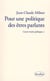 Court traité Tome 2 - pour une politique des êtres parlants