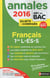 Annales bac 2016 Français 1ère L.ES.S sujets & corrigés