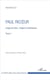 Paul Ricoeur Tome 1 - image de Dieu : origine et déchéance