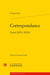 Correspondance Tome 13 à 26
