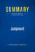 Summary: Judgment : Review and Analysis of Tichy and Bennis' Book