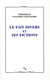 Le Fait divers et ses fictions