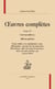Oeuvres complètes. t.6 - correspondance - affaires privées