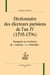 Dictionnaire des électeurs parisiens de l’an IV (1795-1796)