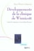 Développements de la clinique de winnicott - avatars des régressions et masochisme féminin