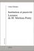 Institution et passivité - lectures de M. Merleau-Ponty