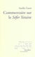 Commentaire sur le sefer yetzira
