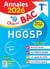Annales bac - Sujets et corrigés : Spécialité HGGSP - Terminale - Sujets et corrigés (édition 2026)