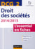 Dcg 2 - droit des sociétés - 2014/2015 - l'essentiel en fiches
