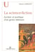 La science-fiction - lecture et poétique d'un genre littéraire