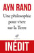 Philosophie pour vivre sur la terre