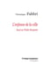 L'enfance de la ville - essai sur Walter Benjamin