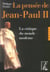 La pensee de jean-paul ii - tome 1 -  la  critique du monde