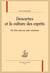 Descartes et la culture des esprits : Du bon sens au sens commun