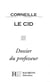 Le Cid - dossier du professeur
