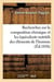 Recherches sur la composition chimique et les equivalents nutritifs des elements de l'homme