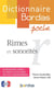Dictionnaire Bordas poche : rimes et sonorités