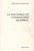 La naissance de l'humanisme moderne (1940)