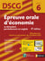 Epreuve orale d'économie se déroulant partiellement en anglais Epr 6 DSCG - Manuel applicat/corrigés