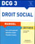 Dcg 3 - droit social - manuel, et applications, corrigés inclus (édition 2017/2018)