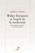 Walter Benjamin et l'esprit de la modernité