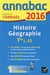 Annabac - histoire-géographie - terminale l, es (édition 2016)