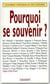 Pourquoi se souvenir