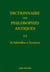 Dictionnaire des philosophes antiques t.6 - de Sabinillus à Tyrsénos